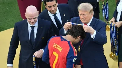 Ferran Torres receives Donald Trump's support after 'Make Spain Great Again' cap
