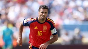 Spain's World Cup-winning captain Rodri arrived in Barcelona on Monday to seal his transfer