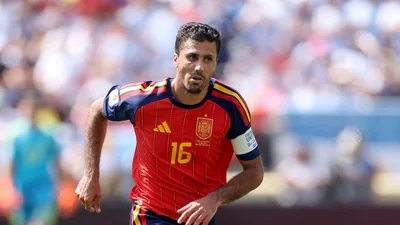 Spain's World Cup-winning captain Rodri arrived in Barcelona on Monday to seal his transfer