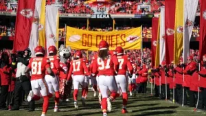 As fireworks light up the Kansas City sky, the Arrowhead crowd is expected to put its own spin