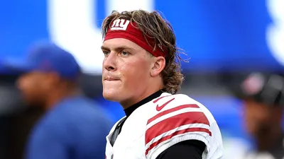 QB Jaxson Dart (knee) is questionable to return,” the team announced on X — “Injury Update