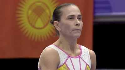 Oksana Chusovitina of Uzbekistan continues to defy age, competing in her seventh Asian Games