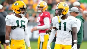 Green Bay Packers wide receiver Jayden Reed has had a quiet start against the Minnesota Vikings