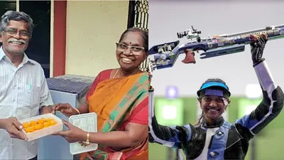 Elavenil's mother Saroja Valarivan also revealed her happiness when her daughter made