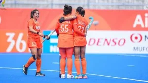 It was her ninth of the day, and it helped her break her own record of scoring the most goals
