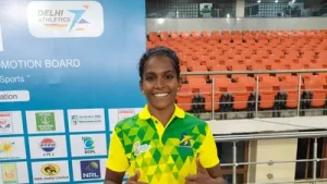 Asha Ilango lost a triple jump bronze at the Asian Games to China’s Li Yi on countback