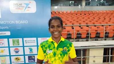 Asha Ilango lost a triple jump bronze at the Asian Games to China’s Li Yi on countback