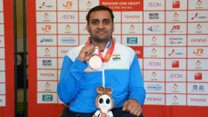 Ayush Verma won a gold medal in the men’s shot put F53 event, making it 10 for India