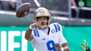 Nico Iamaleava started Saturday’s matchup against the Oregon Ducks but was unable to return