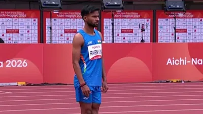 Praveen Kumar clinched the gold medal in men's high jump T44/64, setting an Asian Para Games