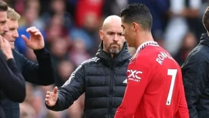 “He let the team down, and he let me down, because we planned with him,” Ten Hag told