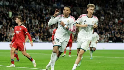 Kylian Mbappe scored twice, including one brilliant individual goal, as Real Madrid thrashed