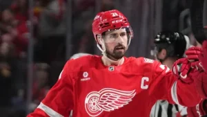 Because of an upper-body injury, dylan Larkin is not playing for the Detroit Red Wings
