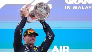 Four-time world champion Max Verstappen secured his and Red Bull's first victory this year