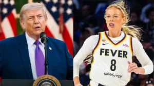 “Sophie is a beautiful young woman,” Trump said, before suggesting that a team could benefit